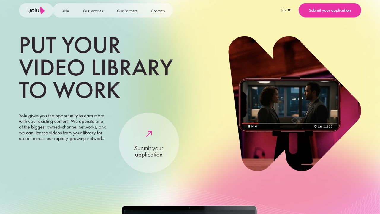 Главная страница платформы Yolu